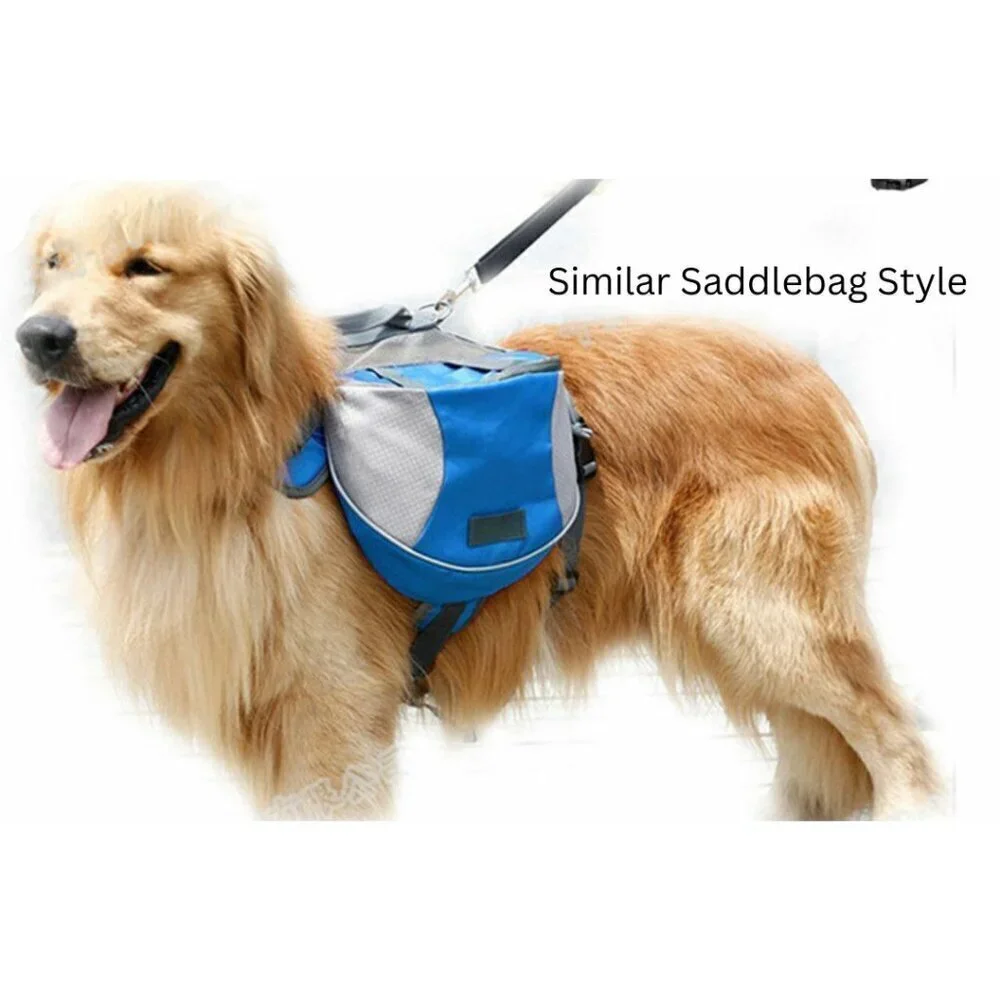 Petco Dog Backpack with Saddlebags for Medium Size Dog